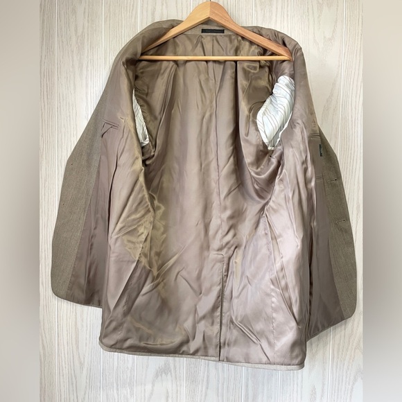 Lauren Ralph Lauren Tan Sport Coats Mens 44L Classic-Fit Neat MSRP $295 - Picture 4 of 4